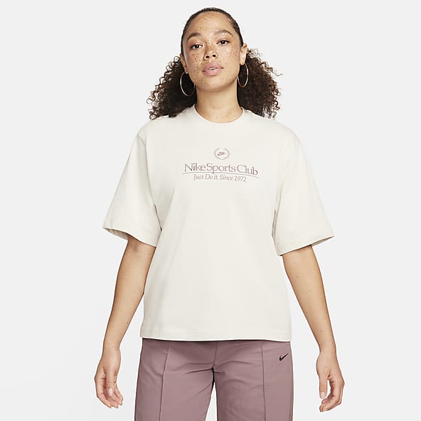 Mujer Nike Marron Camisetas con graficos. Nike MX
